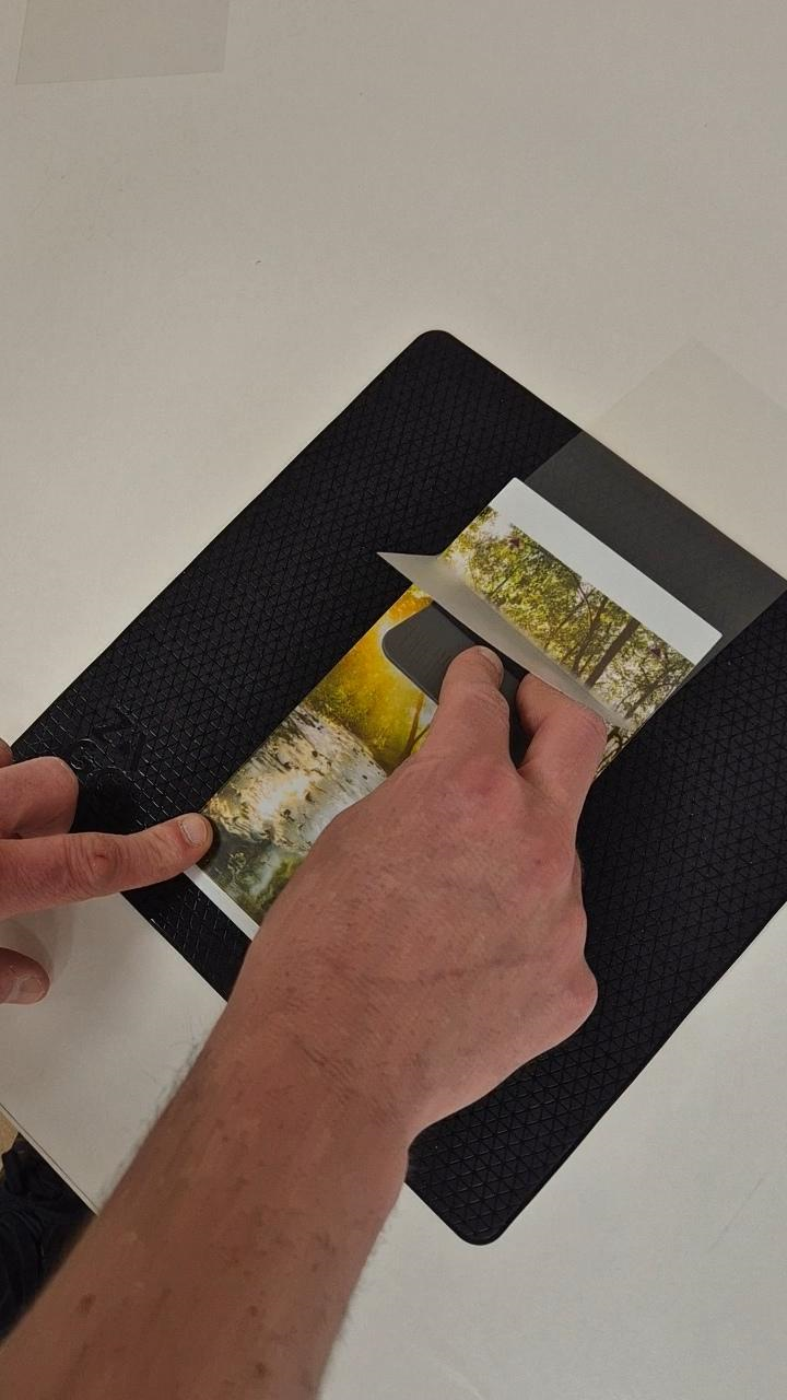 Adding the laminate sheet step 3 example
