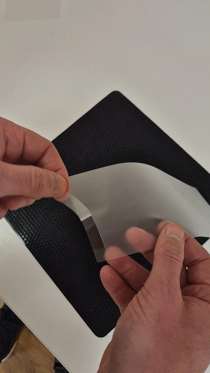 Adding the laminate sheet step 1 example